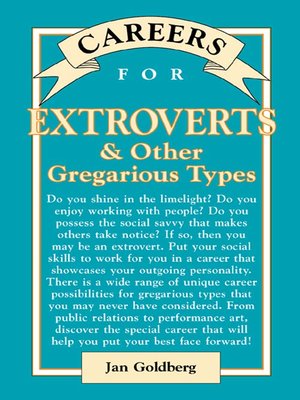 cover image of Careers for Extroverts & Other Gregarious Types